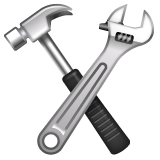 Whatsapp hammer and wrench emoji image