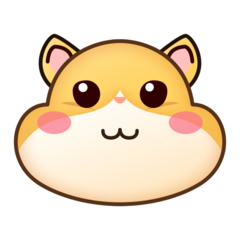 Emojidex hamster face emoji image