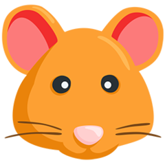 Facebook Messenger hamster face emoji image