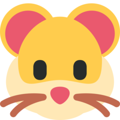 Twitter hamster face emoji image