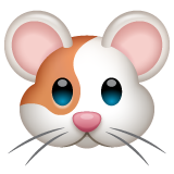 Whatsapp hamster face emoji image