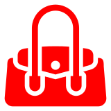 Docomo handbag emoji image