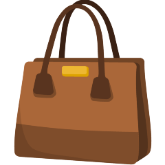 Skype handbag emoji image