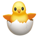 Huawei hatching chick emoji image