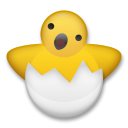 LG hatching chick emoji image