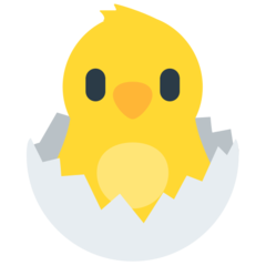 Mozilla hatching chick emoji image