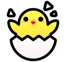 SoftBank hatching chick emoji image