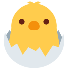 Twitter hatching chick emoji image