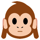 HTC hear-no-evil monkey emoji image