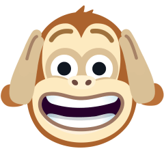 Skype hear-no-evil monkey emoji image