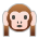 Sony Playstation hear-no-evil monkey emoji image
