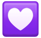 Huawei heart decoration emoji image