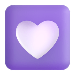 Microsoft Teams heart decoration emoji image