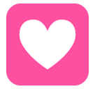 SoftBank heart decoration emoji image