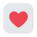 Toss heart decoration emoji image