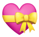 Huawei heart with ribbon emoji image