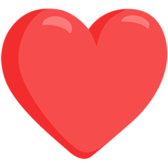 Facebook Messenger heavy black heart emoji image