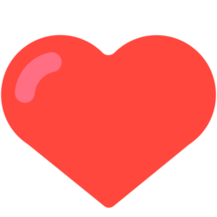 Mozilla heavy black heart emoji image