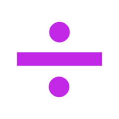 Emojidex heavy division sign emoji image