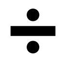 SoftBank heavy division sign emoji image