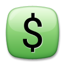 LG heavy dollar sign emoji image