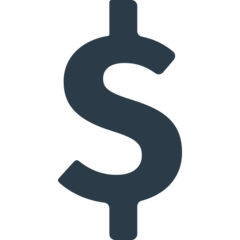 Mozilla heavy dollar sign emoji image