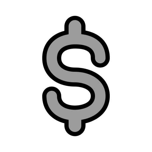 Openmoji heavy dollar sign emoji image