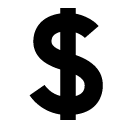 SoftBank heavy dollar sign emoji image