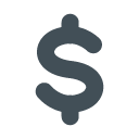 Toss heavy dollar sign emoji image