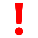 Docomo heavy exclamation mark symbol emoji image