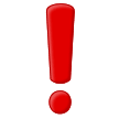 Samsung heavy exclamation mark symbol emoji image