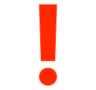 SoftBank heavy exclamation mark symbol emoji image