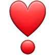 Samsung heavy heart exclamation mark ornament emoji image