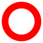 au by KDDI heavy large circle emoji image