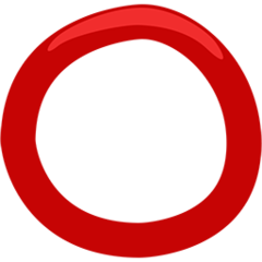 Facebook Messenger heavy large circle emoji image
