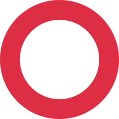 Twitter heavy large circle emoji image
