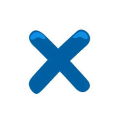 Facebook Messenger heavy multiplication x emoji image