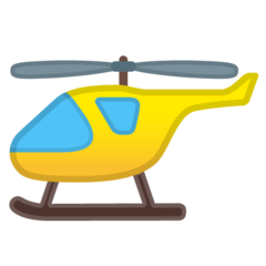 Google helicopter emoji image