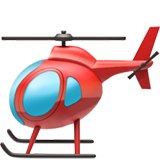 IOS/Apple helicopter emoji image
