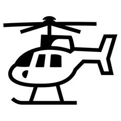 Noto Emoji Font helicopter emoji image