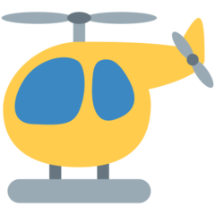 Twitter helicopter emoji image