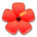 LG hibiscus emoji image