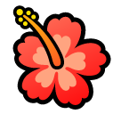 SoftBank hibiscus emoji image