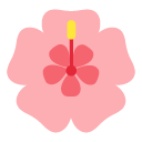 Toss hibiscus emoji image