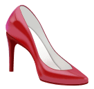 Huawei high-heeled shoe emoji image