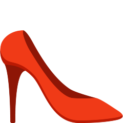 Skype high-heeled shoe emoji image