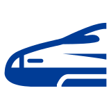 Docomo high-speed train emoji image