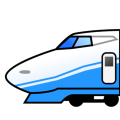Emojidex high-speed train emoji image