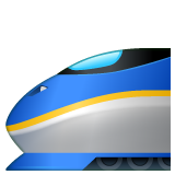 Whatsapp high-speed train emoji image