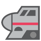 HTC high-speed train with bullet nose emoji image